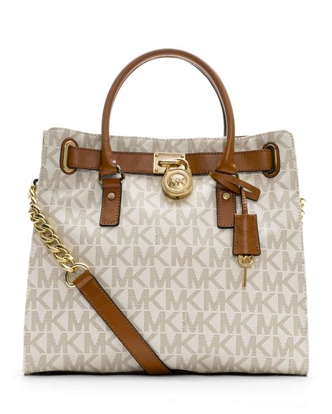 michael kors hamilton large tote luggage brown bags|michael kors hamilton bag measurements.